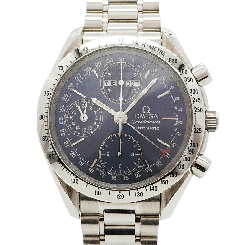 Omega Speedmaster Triple Calendar 3521.80 Blue Dial Men's Watch